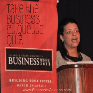 Business Etiquette Quiz