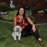 Stephanie Calahan Business Vision Catalyst and Danny Havanese Dog
