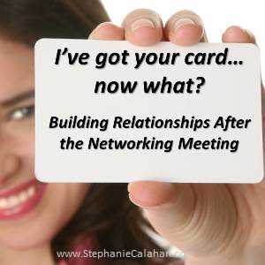 Effective business networking - turning connections into relationships