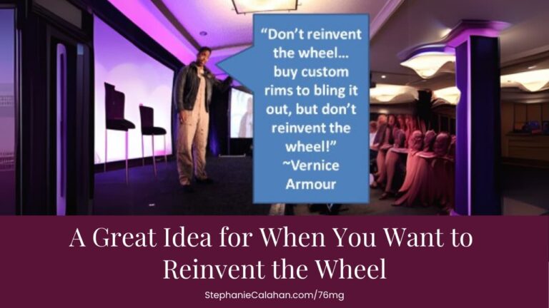 dont reinvent the wheel vernice armour business tips