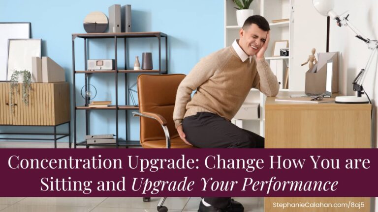 Posture and Focus - Get a new chair