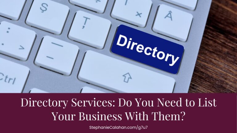 Directory Services: Do You Need to List Your Business With Them?