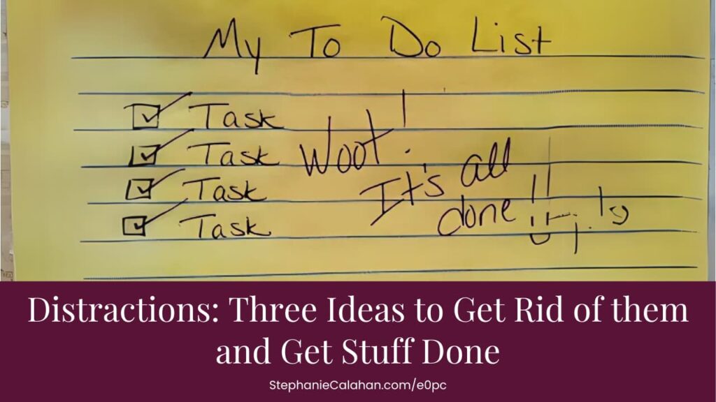 Getting Your Tasks Done
