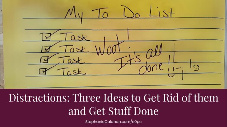Getting Your Tasks Done