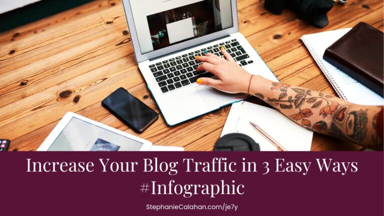 Increase Your Blog Traffic in 3 Easy Ways #Infographic