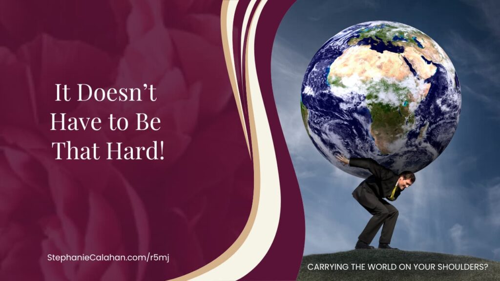 Carrying the World on Your Shoulders?