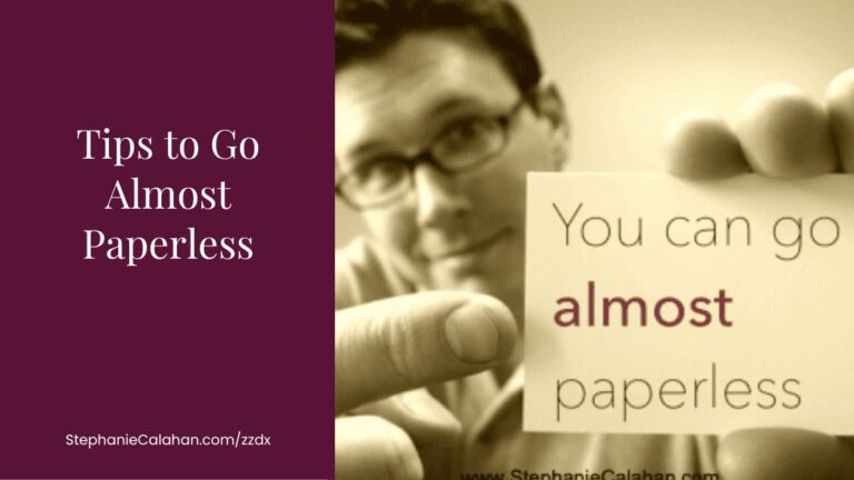 Tips to go paperless