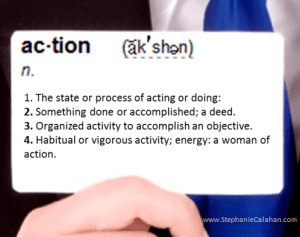 definition of action