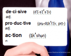 My Theme this Year: Decisive Productive Action