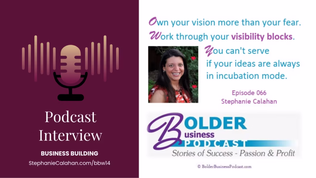 Bolder Business Women Podcast Aprille Janes