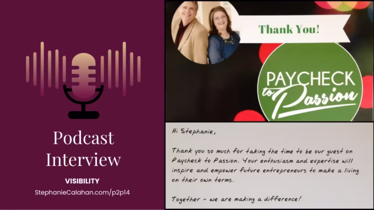 Paycheck to Passion Show: Leaving The Corporate World to Start Your Own Business