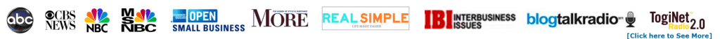 Stephanie Calahan Small Business Expert Media Radio G+ Hangouts TV Magazines Podcasts and Book Coverage home page footer