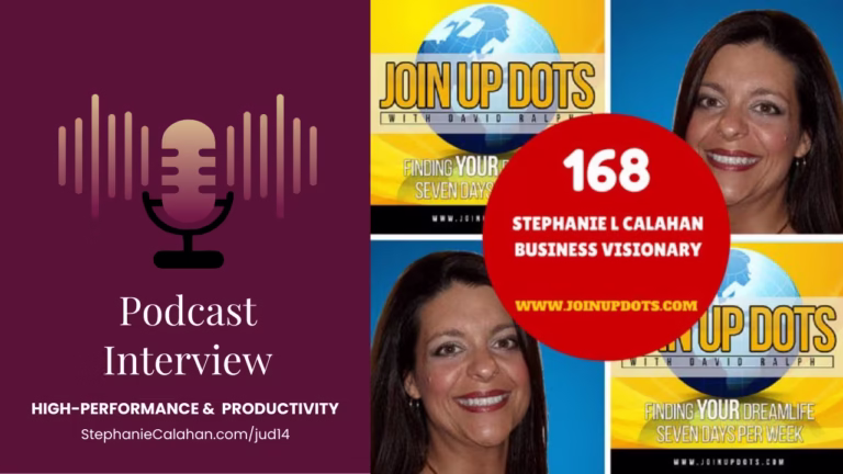 Finding Peak Performance By Slowing Down podcast interview on Join Up Dots with David Ralph Join Up Dots with David Ralph media room image