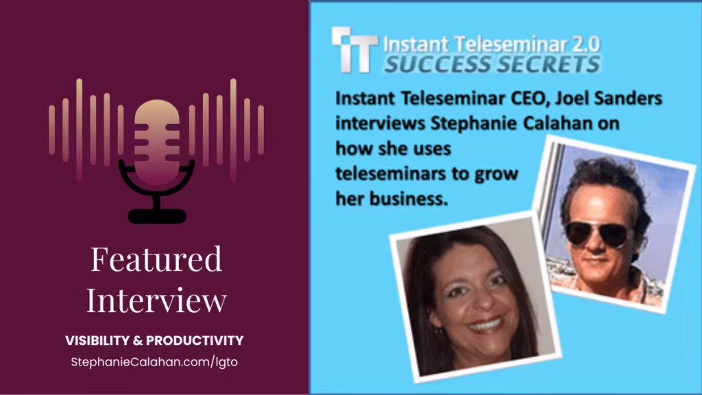 Grow Your Business Using Teleseminars and Instant Teleseminar